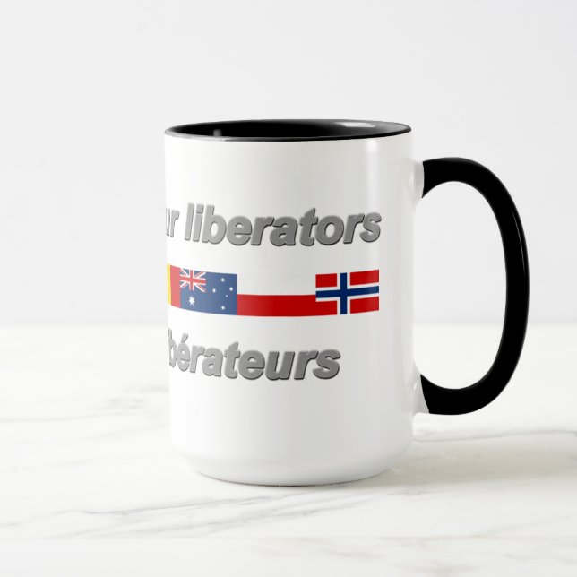 Taza Mug "Merci à nos libérateurs" (Derecha)