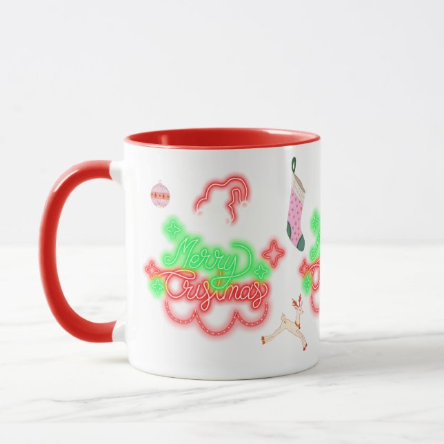 Taza Mug Merry Christmas  (Izquierda)