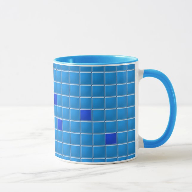 Taza Mug - Mosaico de la Plaza Azul (v.2) (Derecha)