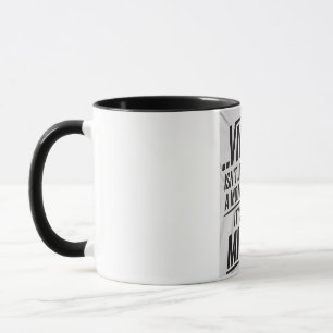 Taza "Mug motivacional de mentalidad de victoria"