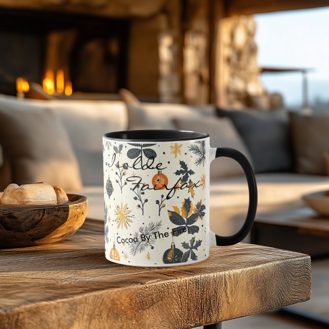 Taza Mug. Navidades artísticos personalizados - Nombre  (Subido por el creador)