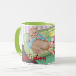 Taza Mug. Navidades de gato