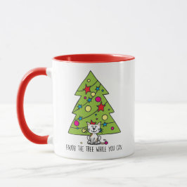 Taza Mug. Navidades de gato