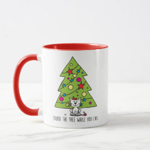 Taza Mug. Navidades de gato