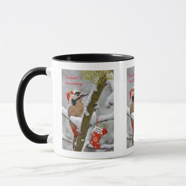 Taza Mug Navidades de madera (Izquierda)