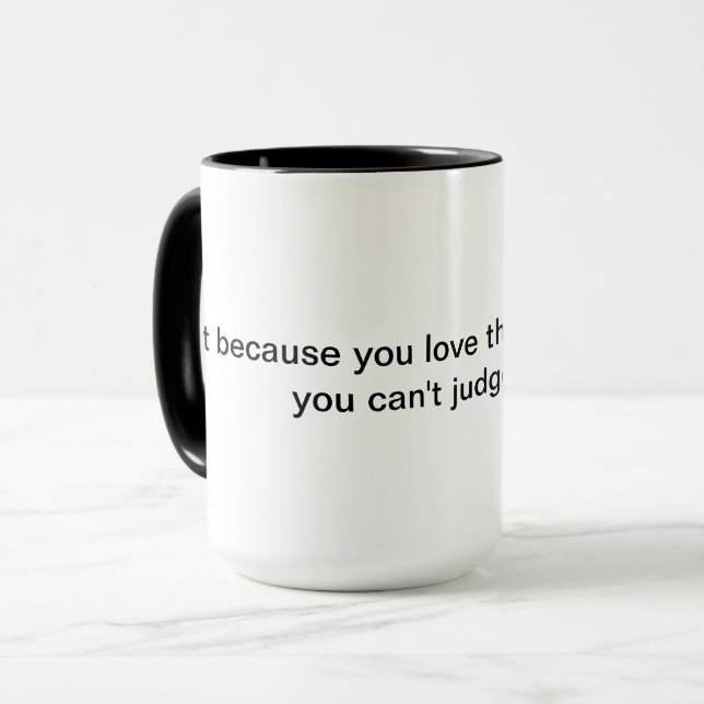 Taza Mug negro de 15 oz (Anverso izquierdo)