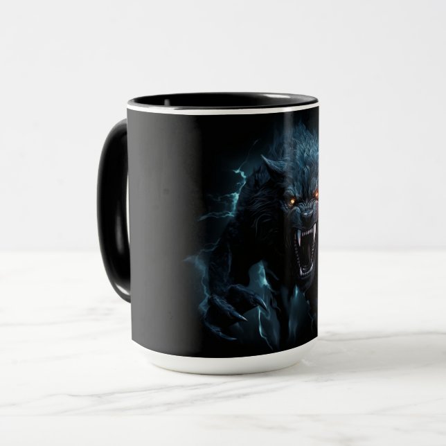 Taza Mug Nocturnal Mystery in a Werewolf  (Anverso izquierdo)