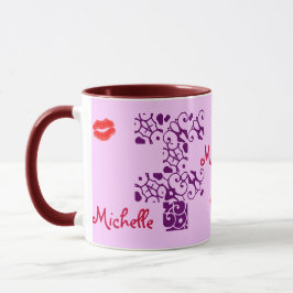 Taza Mug. nombre del diseñador Michelle