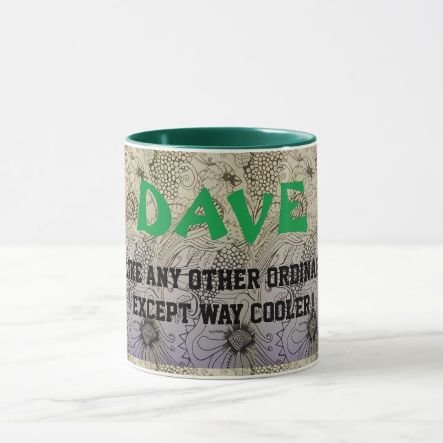 Taza Mug - Nombres (Dave) (Centro)