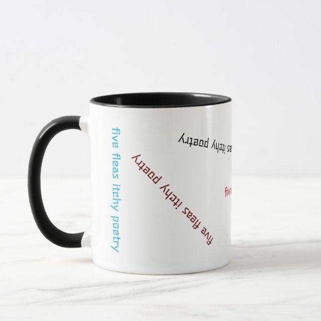 Taza Mug oficial de poesía picante (Izquierda)