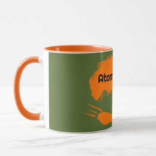 Taza mug orange handle (Izquierda)