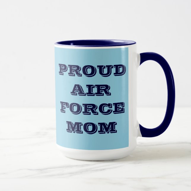 Taza Mug Orgullo: Mamá de la Fuerza Aérea (Derecha)