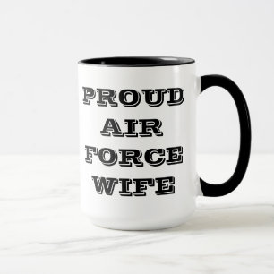 Taza Mug Orgullosa esposa de la Fuerza Aérea