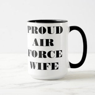 Taza Mug Orgullosa esposa de la Fuerza Aérea