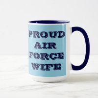 Mug Orgullosa esposa de la Fuerza Aérea