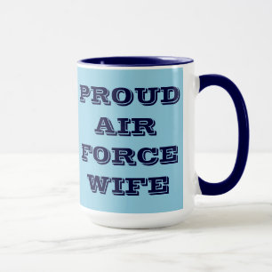 Taza Mug Orgullosa esposa de la Fuerza Aérea