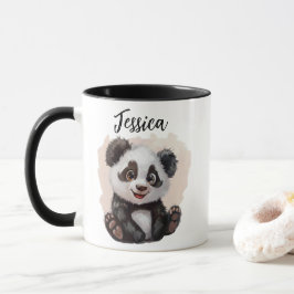 Taza Mug Panda Personnalisé – Custom Panda Coffee Mug 