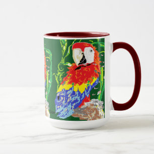 Taza Mug Parrot