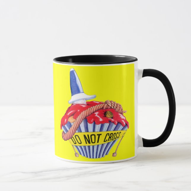 Taza Mug. pastel de escena del crimen (Derecha)