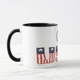 Taza Mug Patriótica con Campana de la Libertad