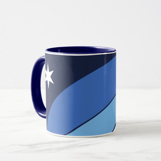 Taza Mug patriótico Combo con bandera de Columbia, SC (Anverso izquierdo)