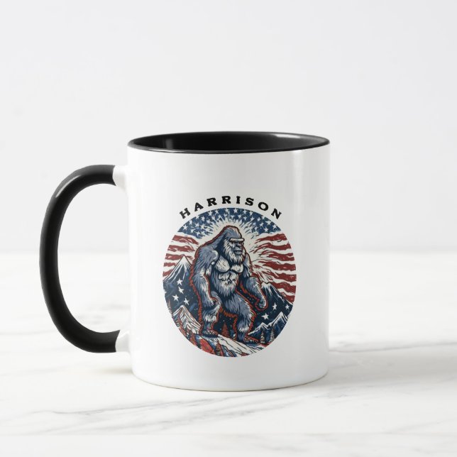 Taza Mug Patriótico Sasquatch (Izquierda)