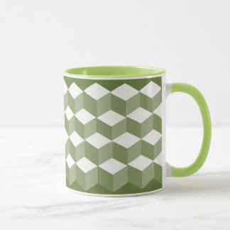 Taza Mug - Patrón de bloques de bebés en tres sombras