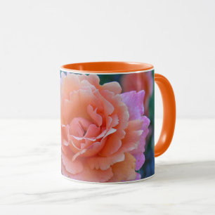 TAZA MUG "PEACH & PINK ROSE"