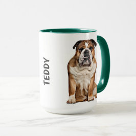 Taza Mug personalizada de Bulldog en inglés
