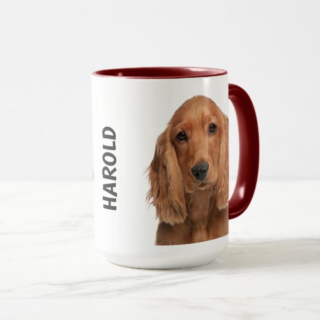 Taza Mug personalizada de Cocker Spaniel (Anverso derecho)