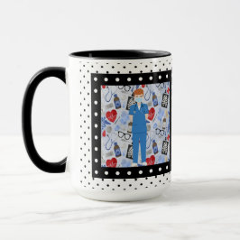 Taza Mug personalizada de enfermería médica