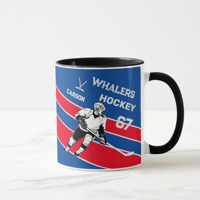 Taza Mug personalizada de hockey (Derecha)