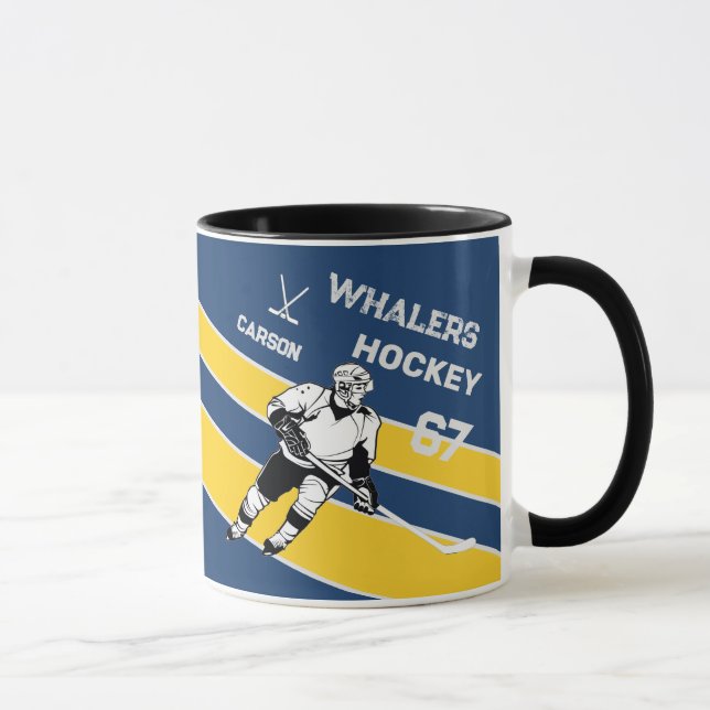 Taza Mug personalizada de hockey (Derecha)