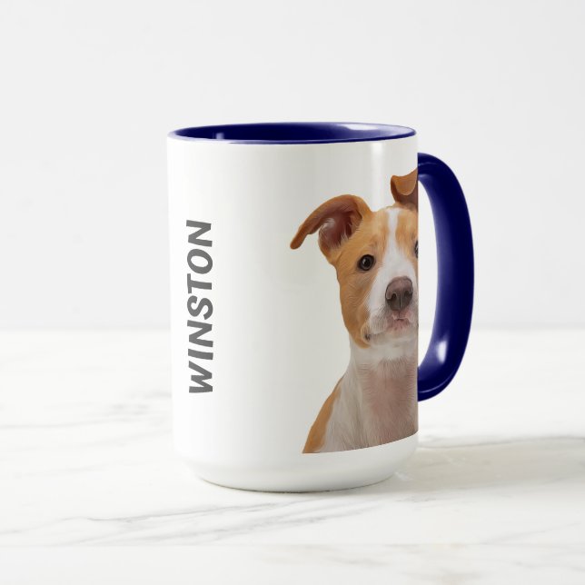 Taza Mug Personalizada de Pitbull (Anverso derecho)