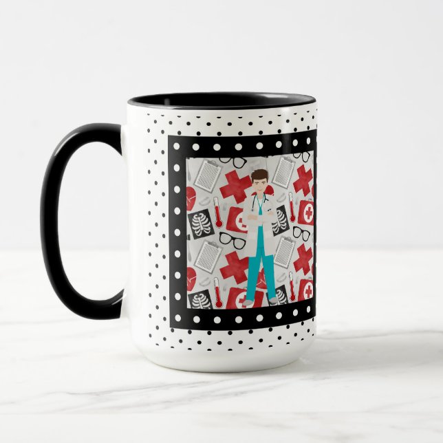 Taza Mug personalizada médica para médicas (Izquierda)