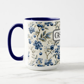 Taza Mug personalizada Vintage Blueberry