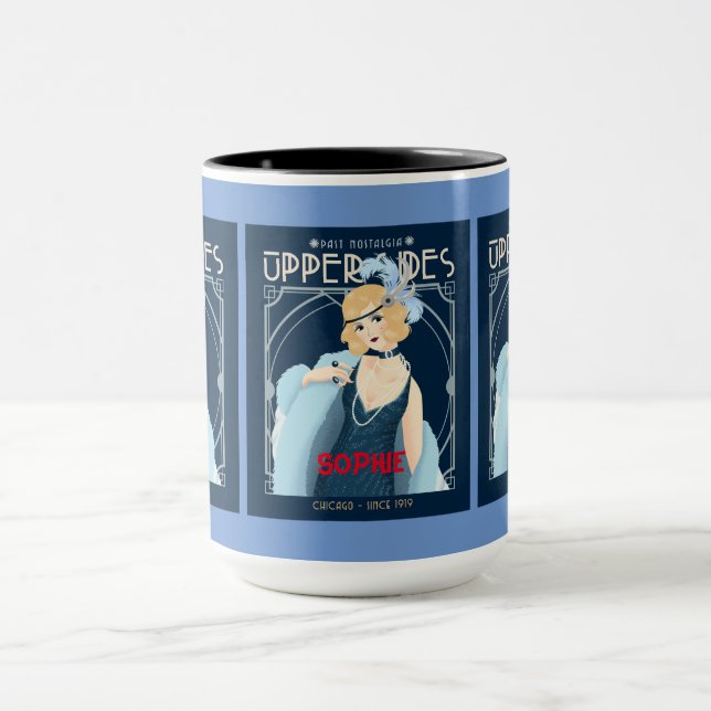 Taza Mug personalizado de los lados superiores (Centro)