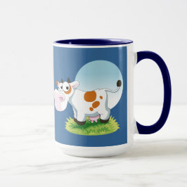 Taza Mug. Personalizado de vaca mate