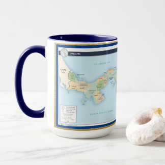 Taza Mug Personalizado del mapa de Panamá