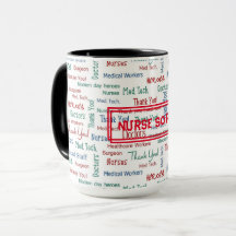 Mug personalizado del personal médico