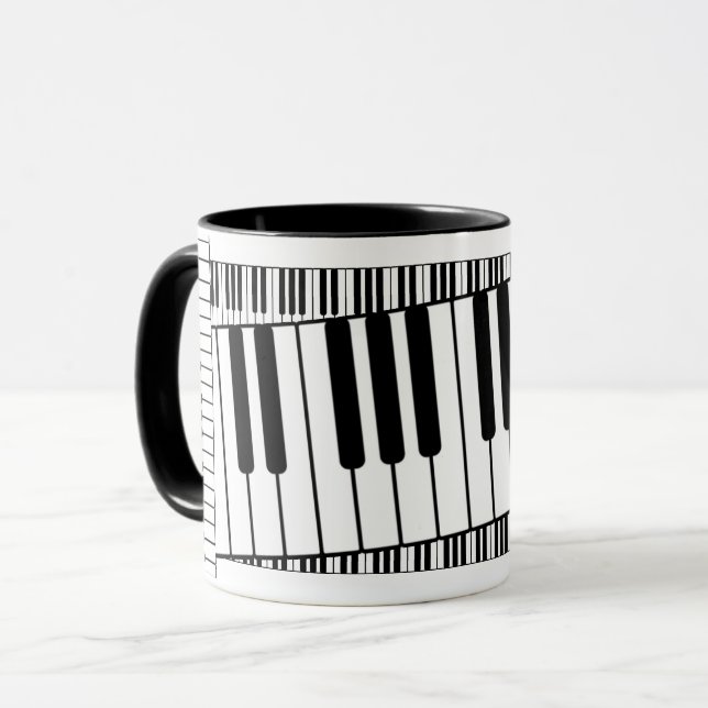 Taza Mug pianista (Anverso izquierdo)
