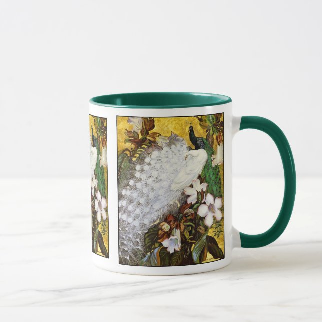 Taza Mug: Picos blancos y azules (Derecha)