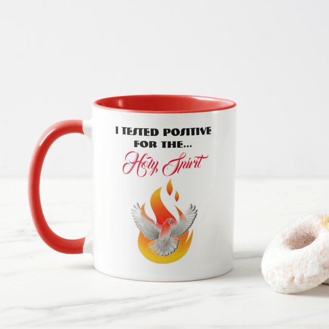 Taza Mug "POSITIVO PROBADO" (Con donut)
