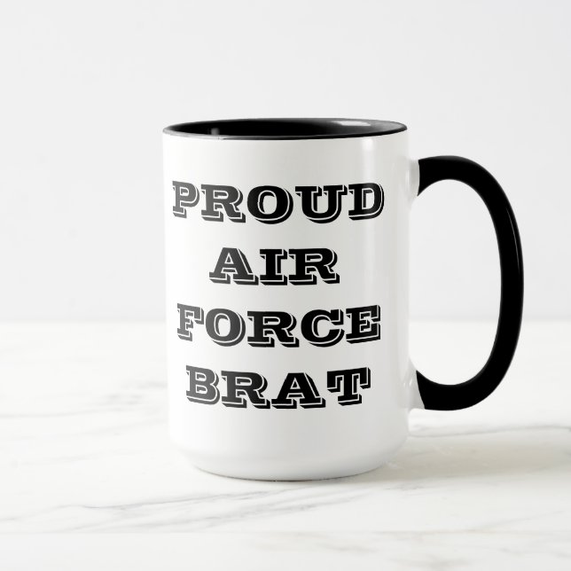 Taza Mug Proud Air Force Brat (Derecha)