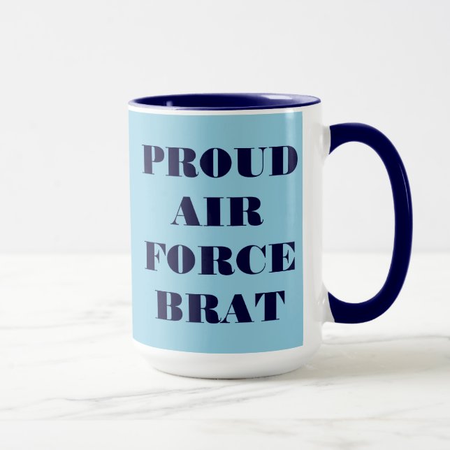 Taza Mug Proud Air Force Brat (Derecha)