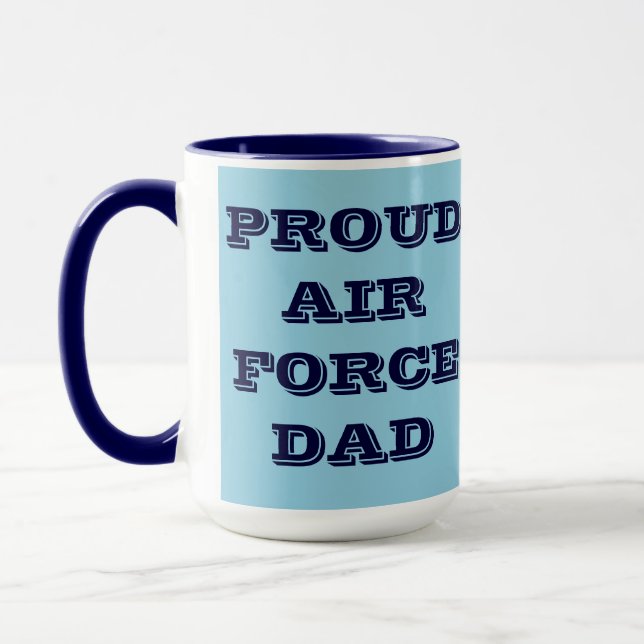 Taza Mug Proud Air Force Dad (Izquierda)