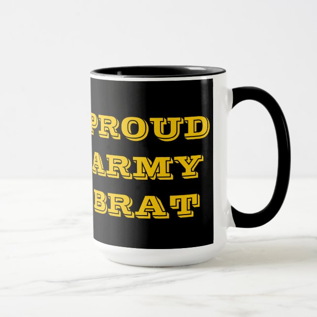 Taza Mug Proud Army Brat (Derecha)