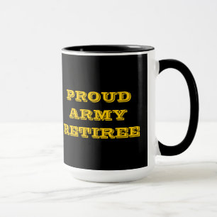 Taza Mug Proud Army Retiree