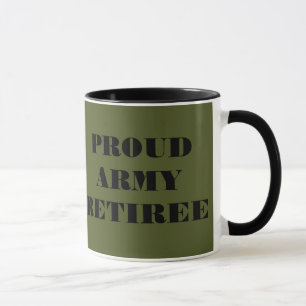 Taza Mug Proud Army Retiree