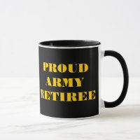 Mug Proud Army Retiree